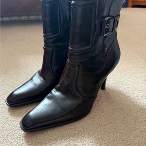 Cole Haan Black Heeled Boots